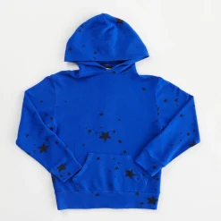 MONROW Kids Supersoft Stardust Pullover Hoody ELECTRICBLUE Cheap